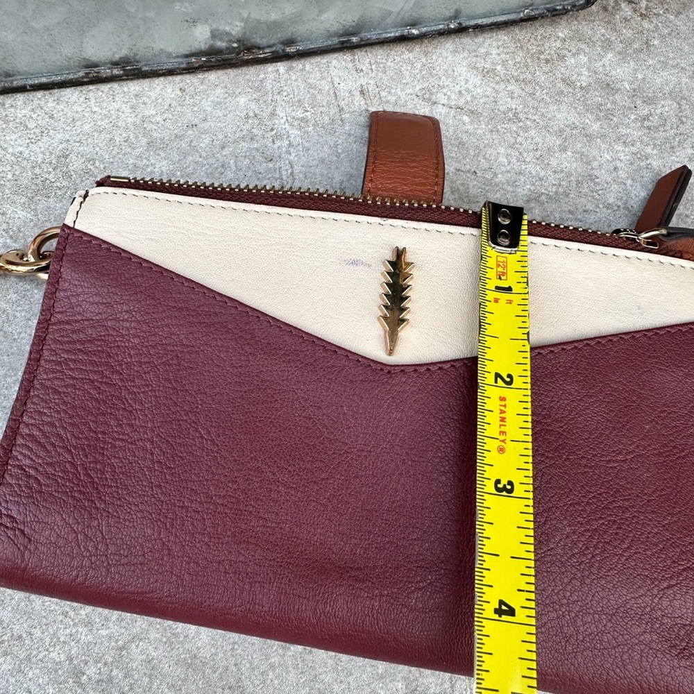 Thacker - Alexis Double Zip Bifold Leather Wallet… - image 8